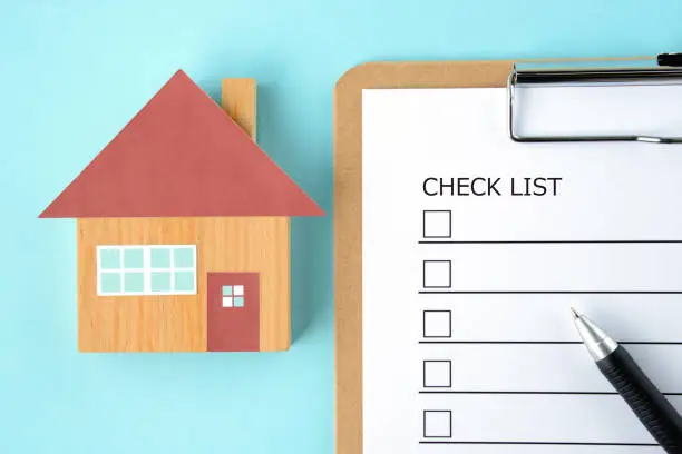 It is just a image of a checklist to represent marking items off a home buying wish list.